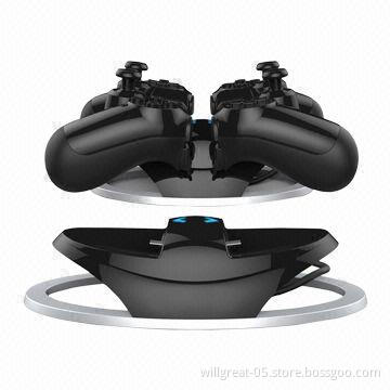 Dual-charge Stations for Sony's PS4 Controller, Comes with USB Charging Cable